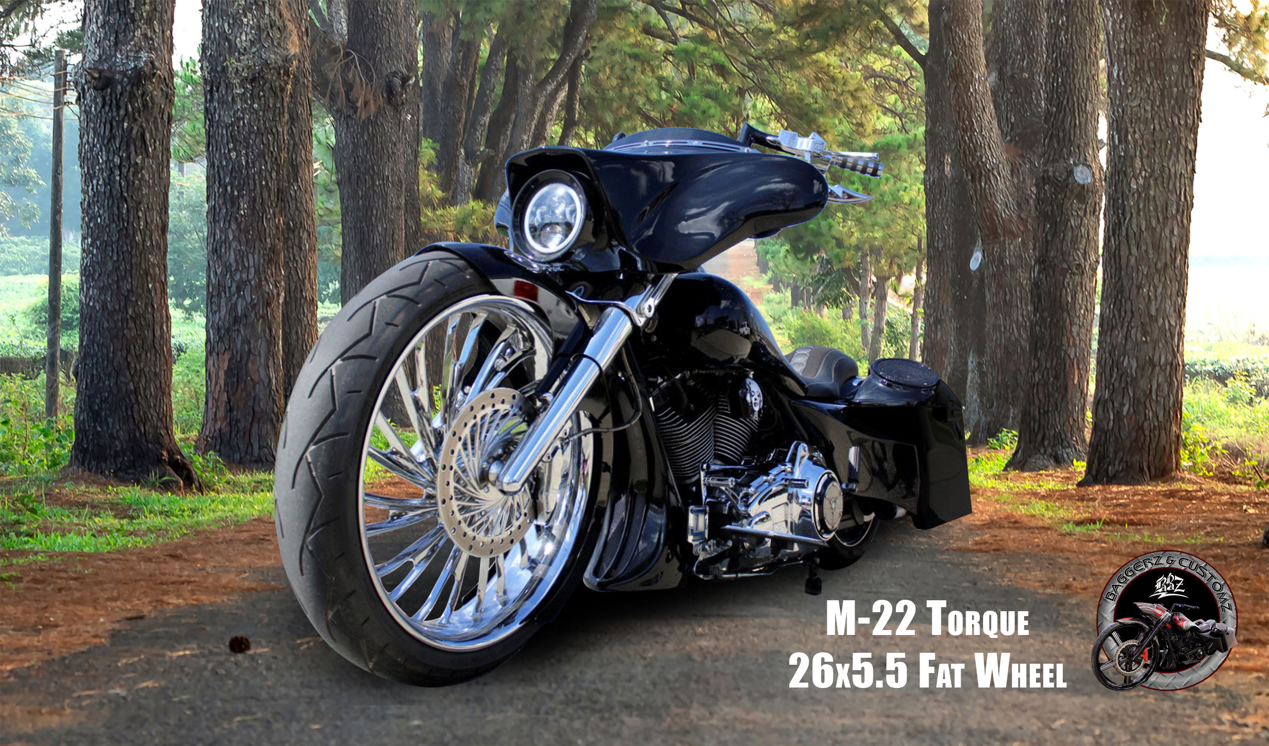 The 26x5.5 Wheel featuring the M-22 Torque